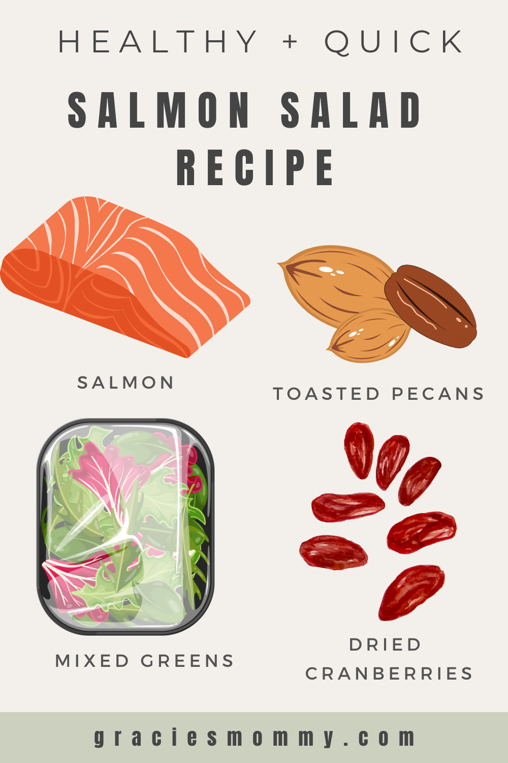 salmon salad recipe feature image